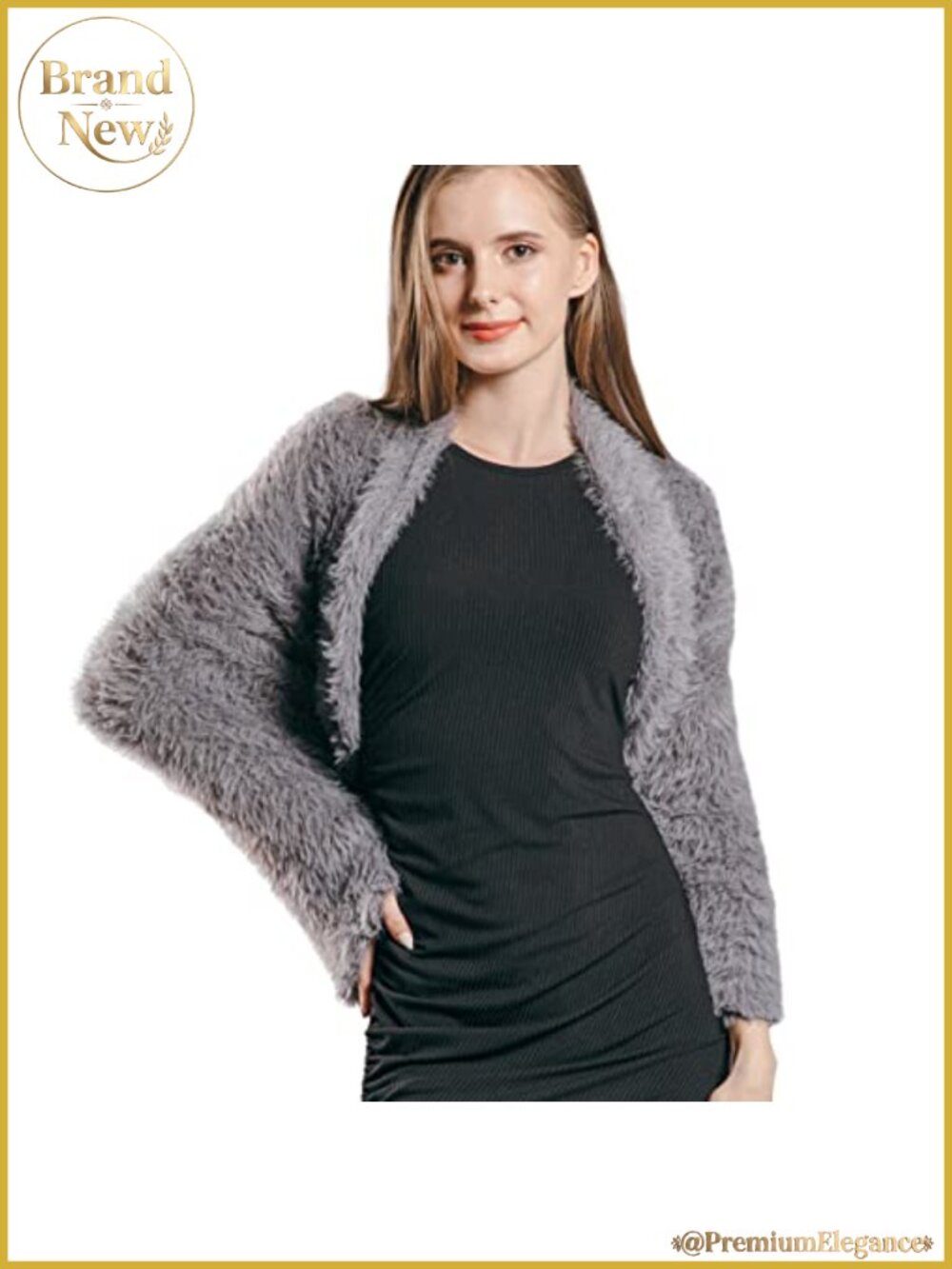 Faux Fur Infinity Scarf for Women - One Size - Winter Warm Wrap